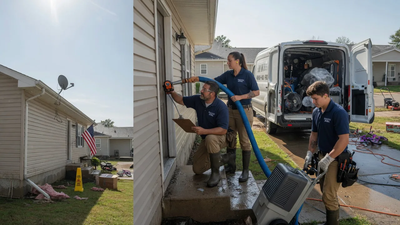 Ceiling Water Damage Restoration in Lincoln, MO near me
